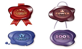 4 exquisite label vector